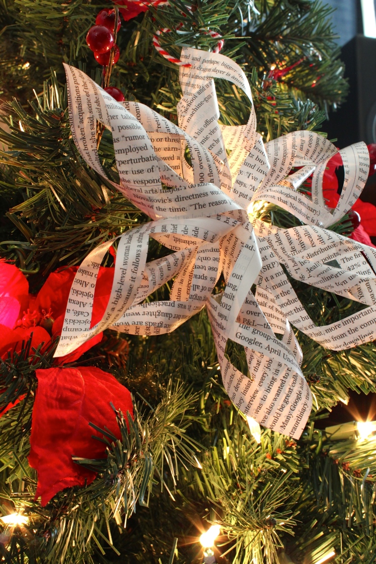Recycled Magazine Ornament
